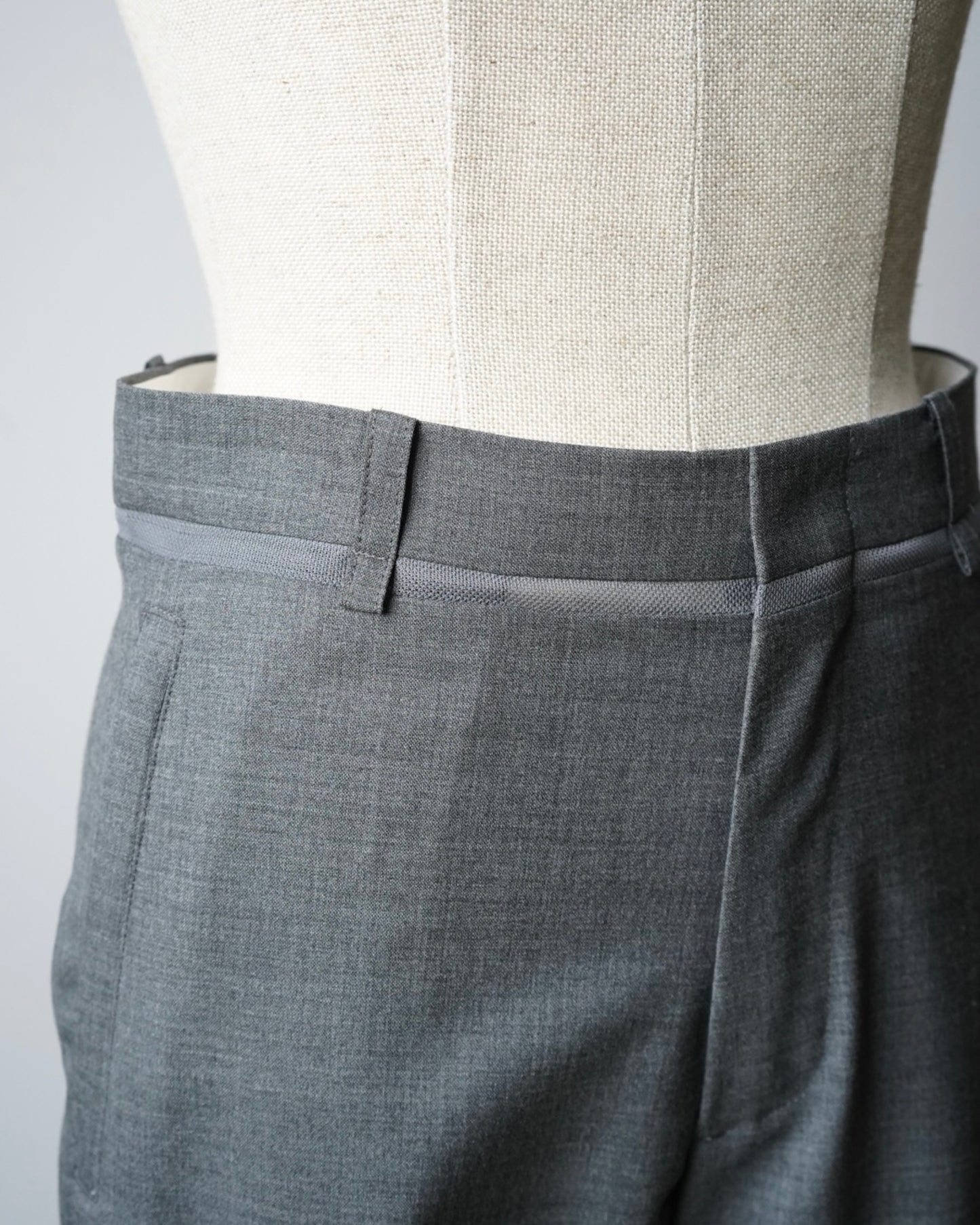 ZIPPED HEM SLACKS