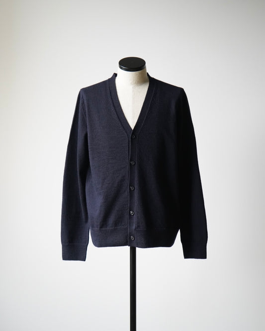 S50HP0027 ELBOW PATCH WOOL CARDIGAN