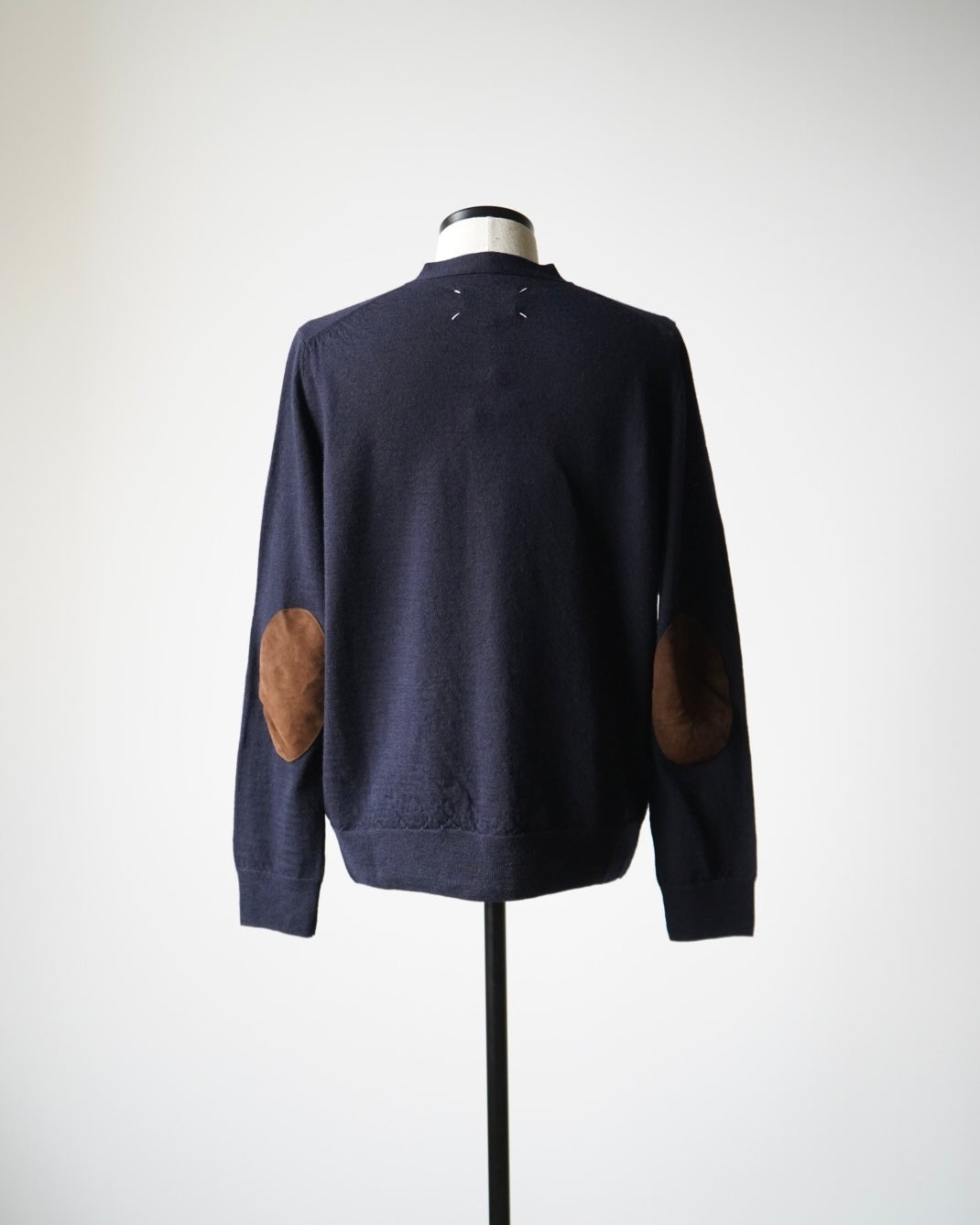 S50HP0027 ELBOW PATCH WOOL CARDIGAN