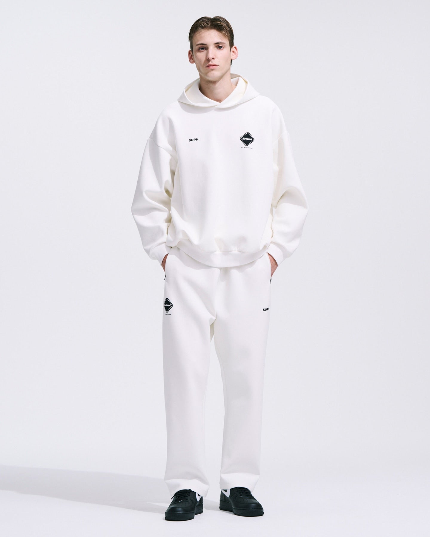 TECH SWEAT TEAM FLAT HEM BAGGY PANTS