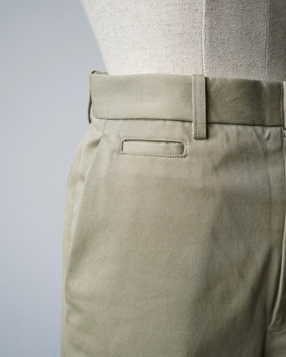 AURALEE / WASHED FINX CHINO NARROW PANTS