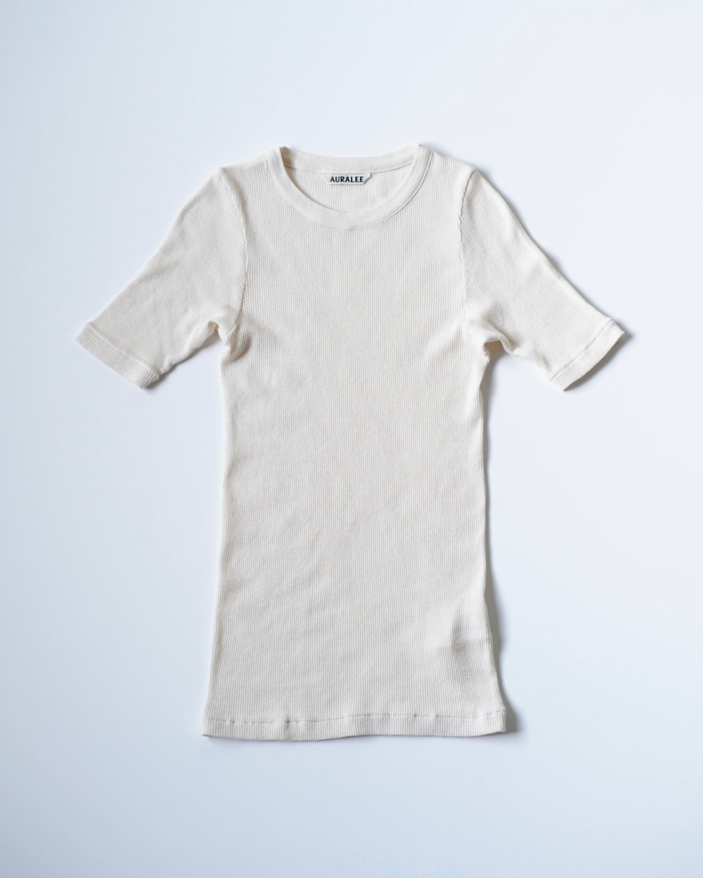 AURALEE / ORGANIC SOFT RIB TEE