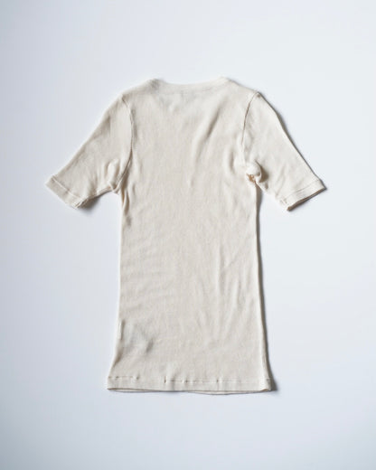 AURALEE / ORGANIC SOFT RIB TEE