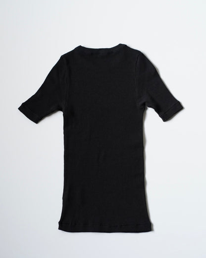 AURALEE / ORGANIC SOFT RIB TEE