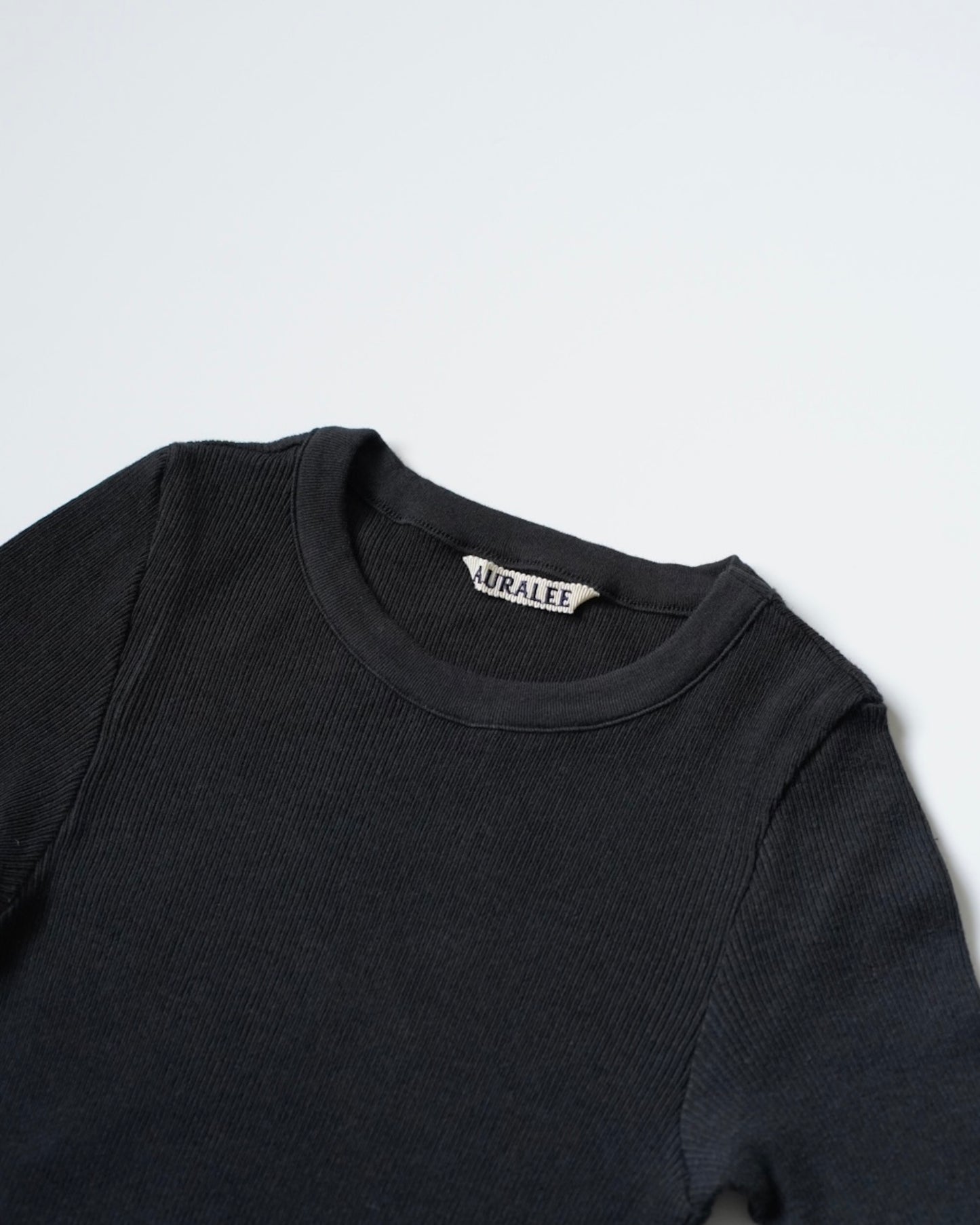 AURALEE / ORGANIC SOFT RIB TEE