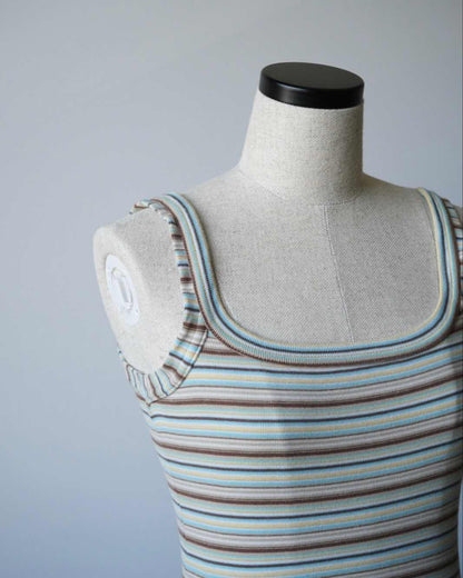 MULTICOLOR STRIPE CAMISOLE