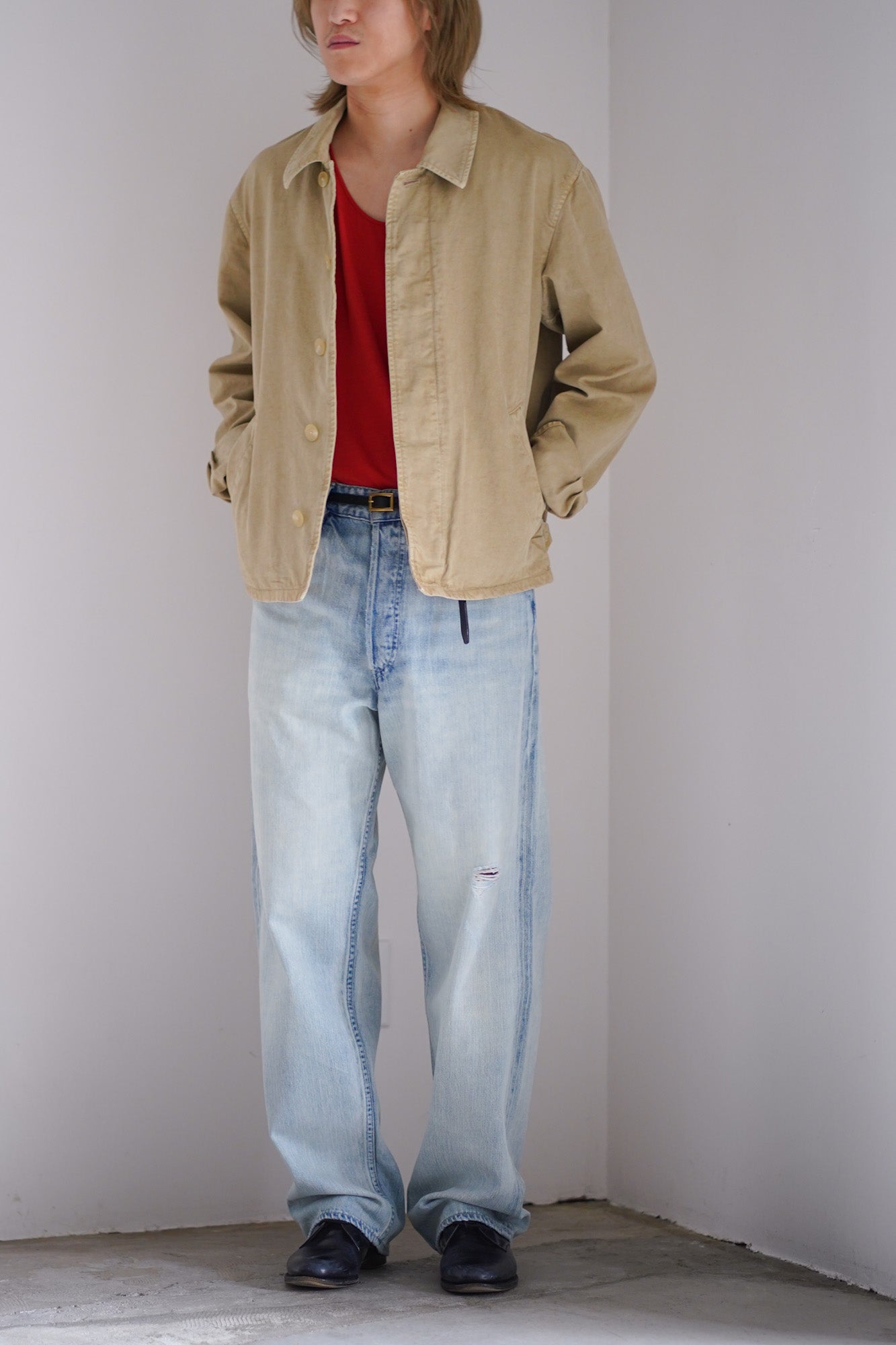 GARMENT-DYED FINX LIGHT CHINO BLOUSON