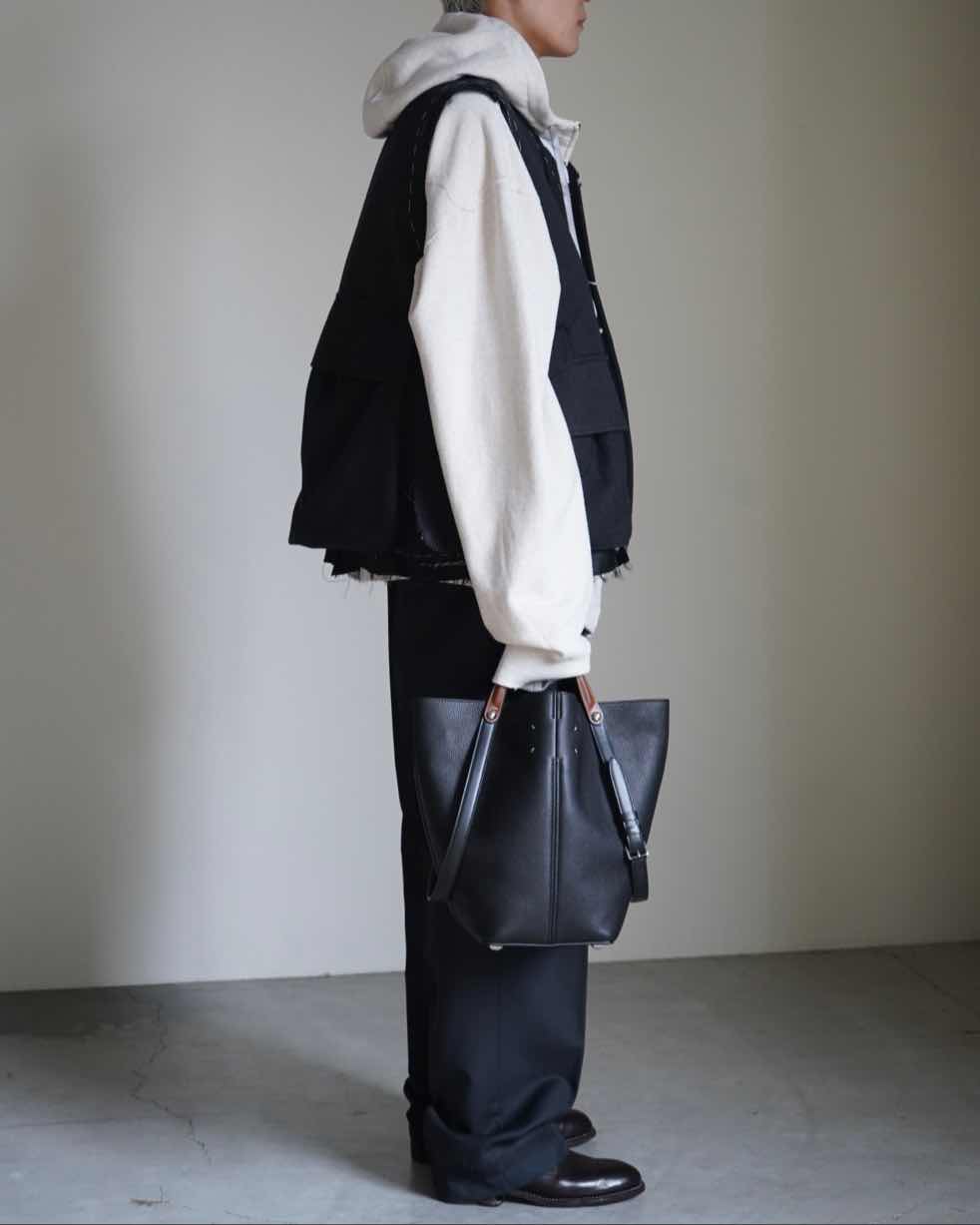 S50FB0109 SLEEVELESS WOOL JACKET