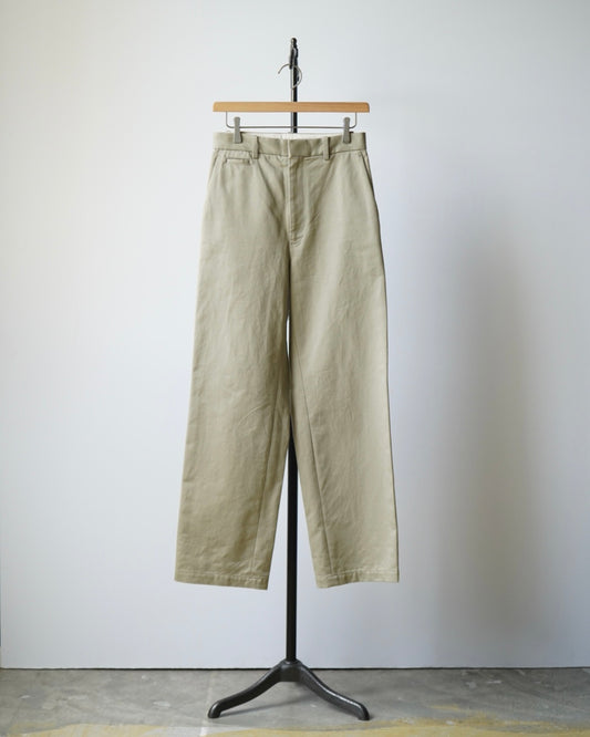 AURALEE / WASHED FINX CHINO NARROW PANTS