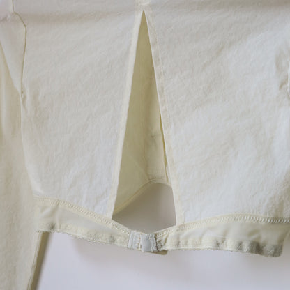 STRETCH TAFFETA LAYERED BRA TOP SHIRT