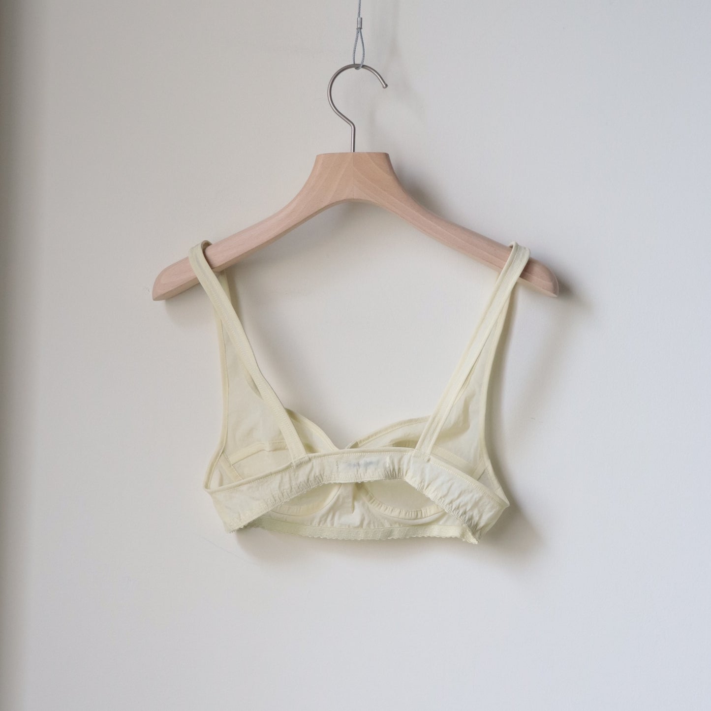 STRETCH TAFFETA LAYERED BRA TOP SHIRT