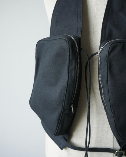 × CHACOLI COTTON CANVAS TACTICAL VEST