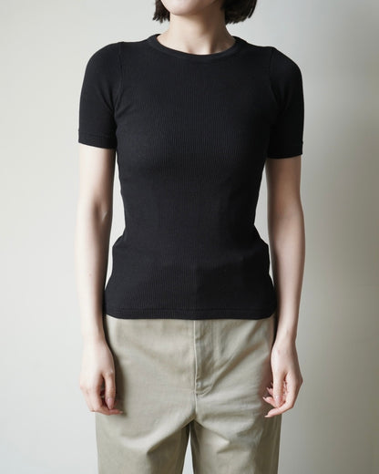 AURALEE / ORGANIC SOFT RIB TEE