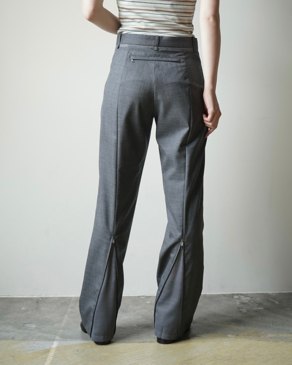ZIPPED HEM SLACKS
