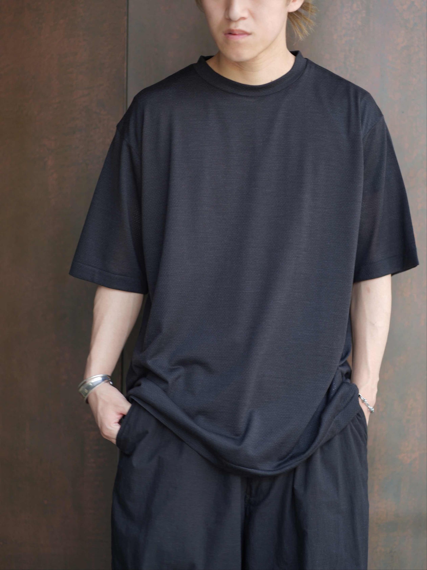 ウールメッシュ 半袖Tシャツ