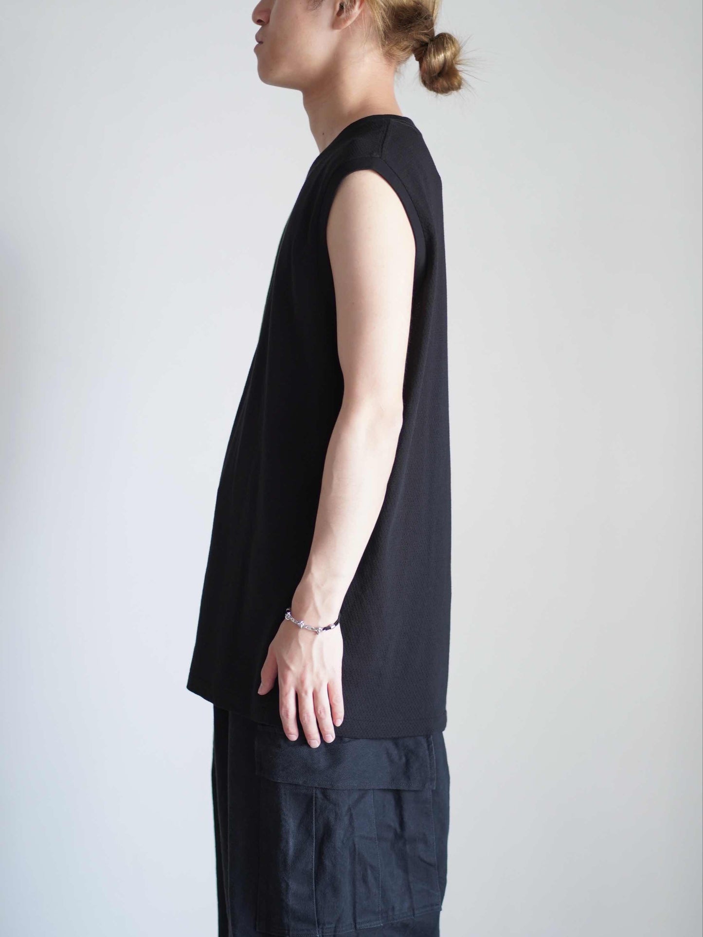 ウールメッシュ ノースリーブ