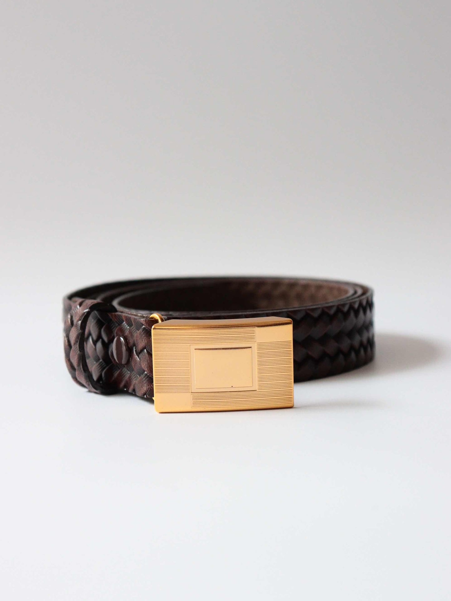 Lot.021 BASKETWEAVE PATTERN BELT