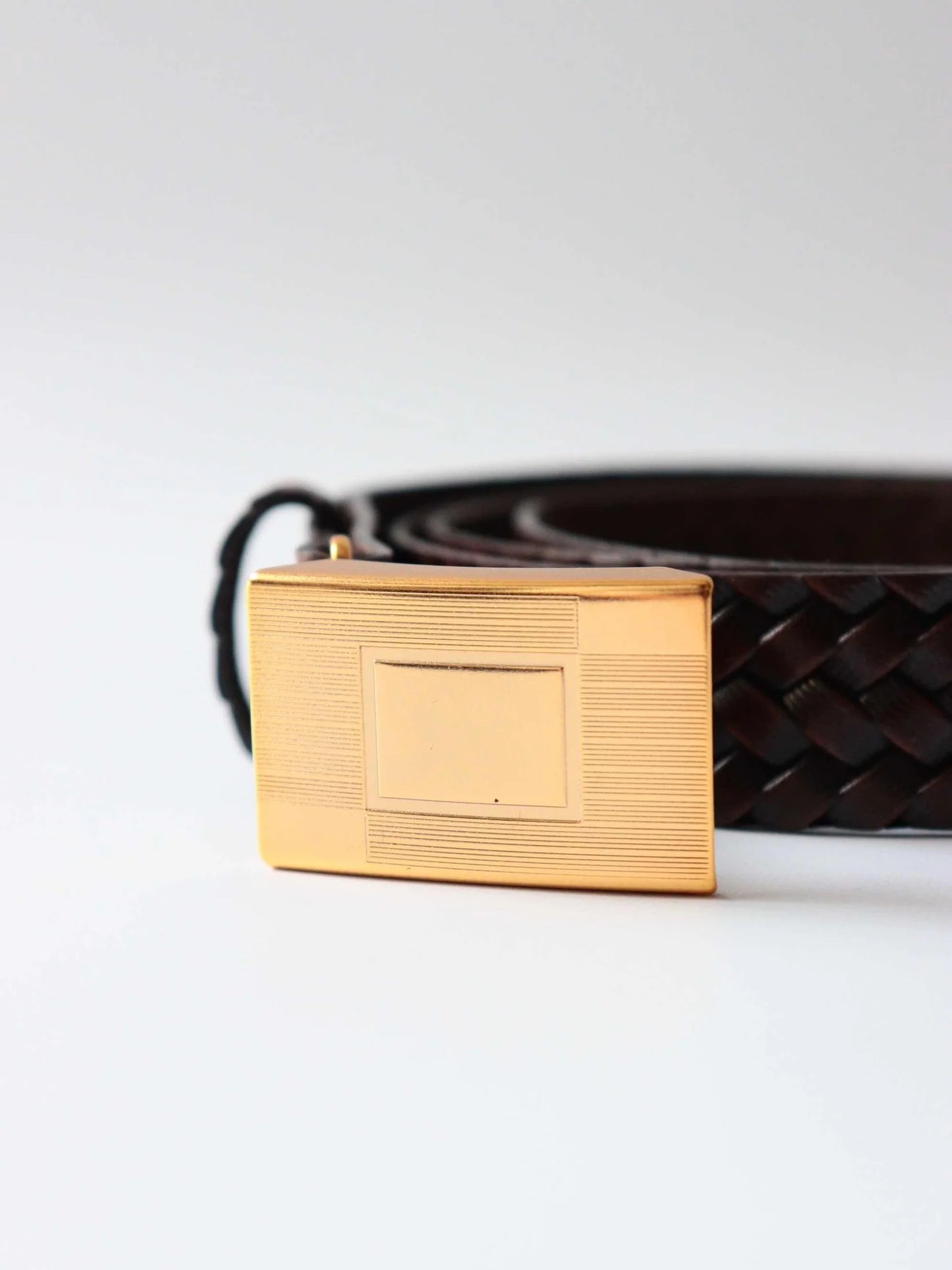 Lot.021 Basketweave Pattern Belt