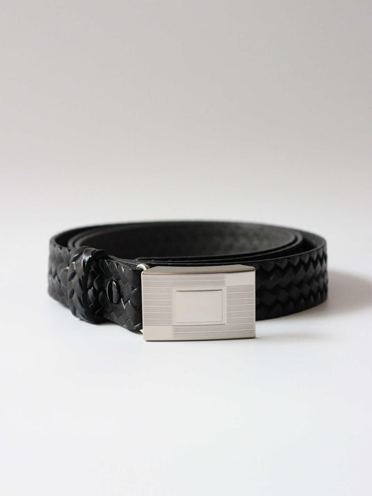 Lot.021 BASKETWEAVE PATTERN BELT