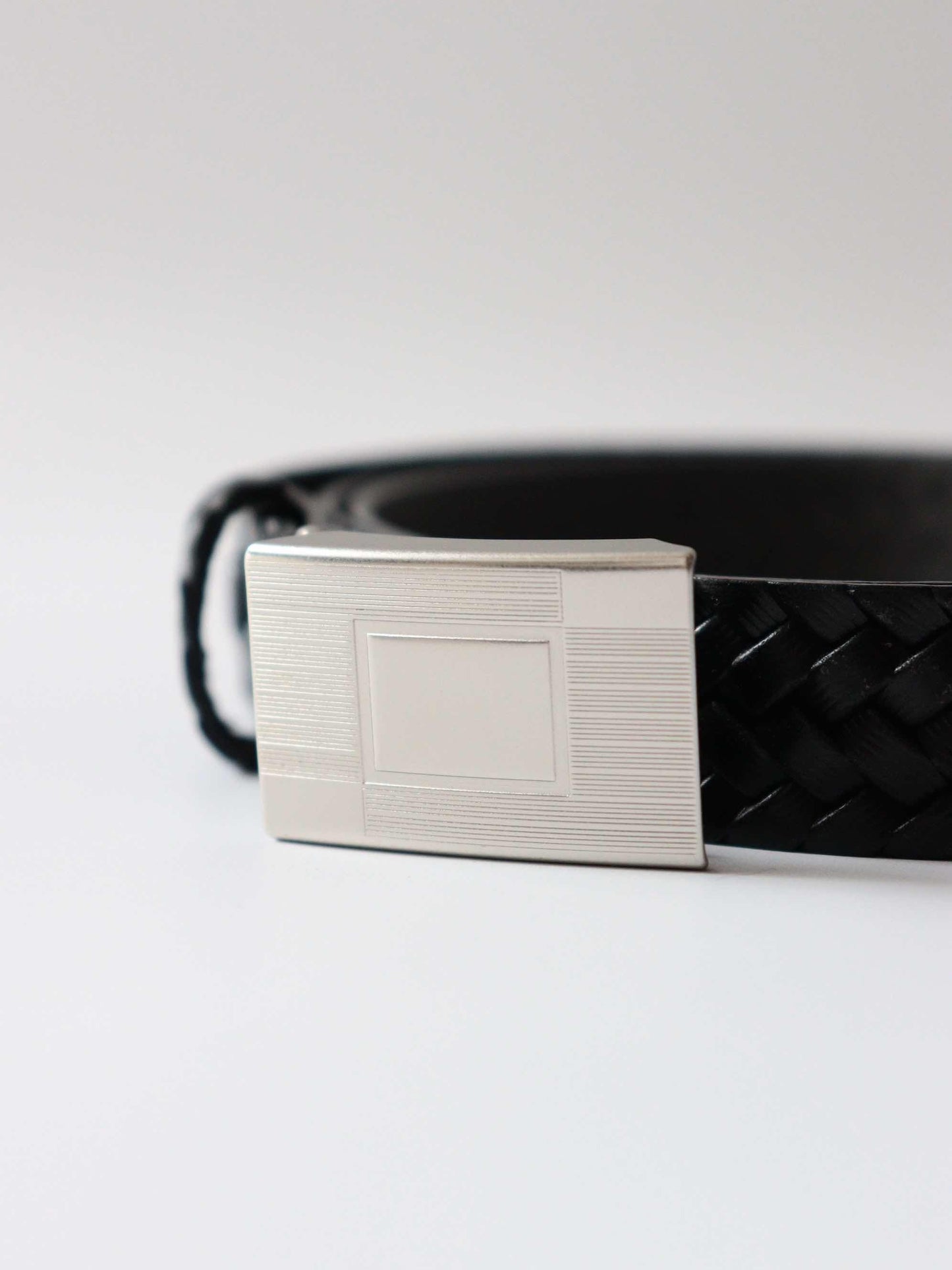 Lot.021 BASKETWEAVE PATTERN BELT