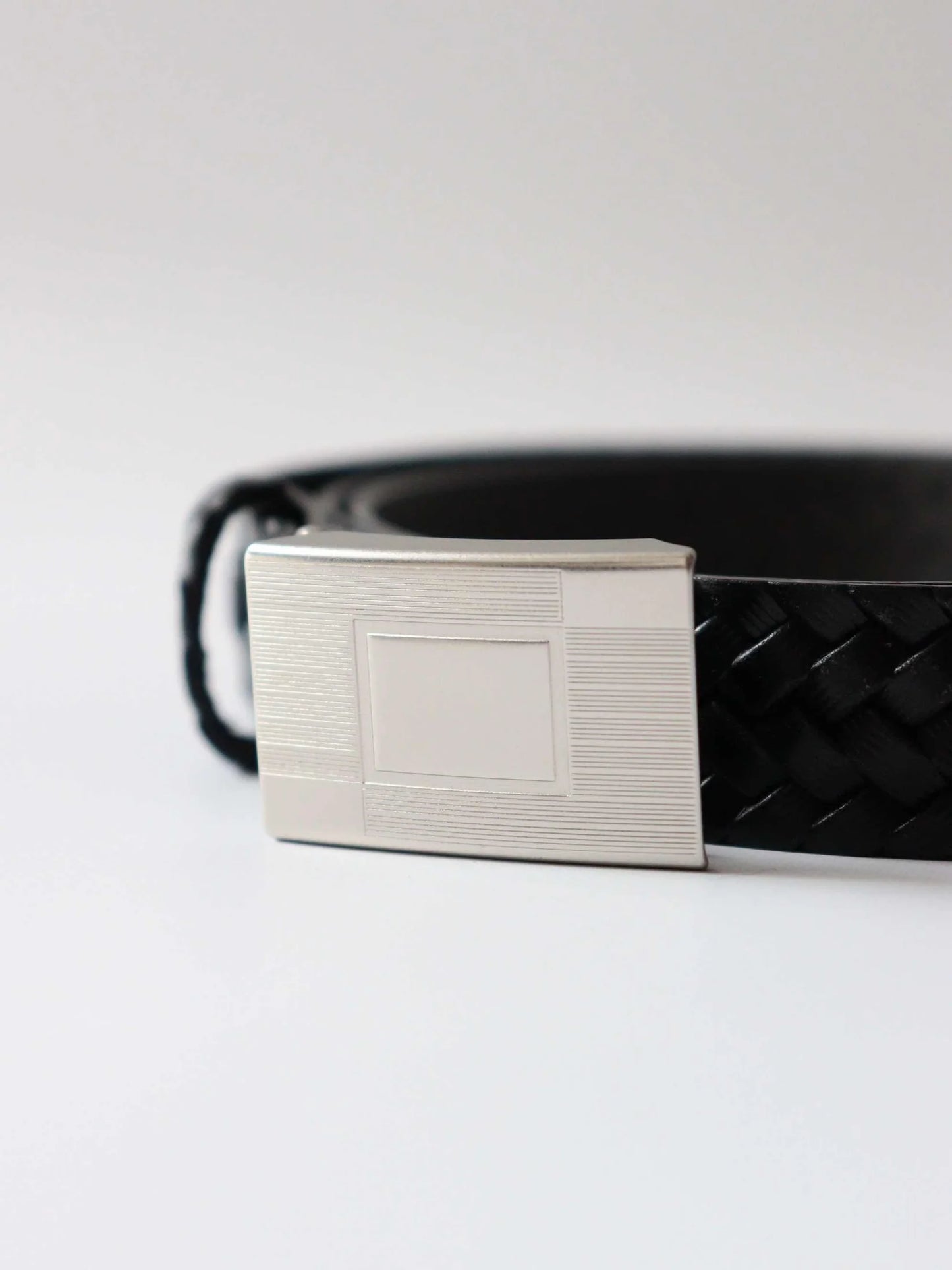 Lot.021 Basketweave Pattern Belt