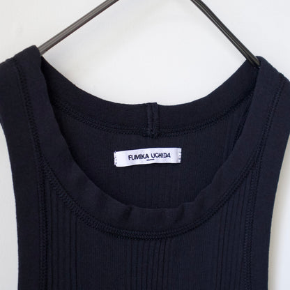FUMIKA_UCHIDA / NEEDLE DRAWING TANK TOP