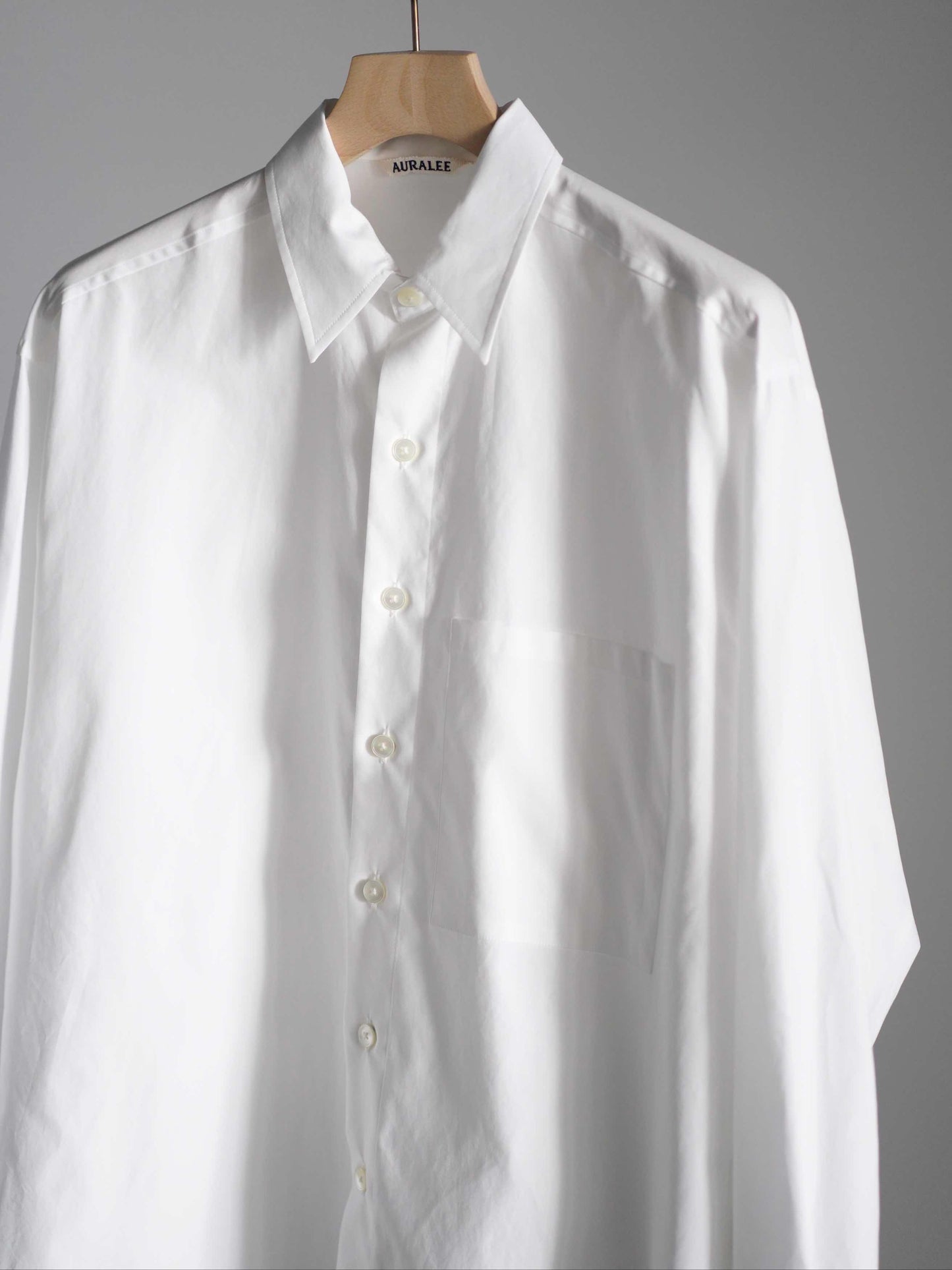WASHED FINX TWILL BIG SHIRT