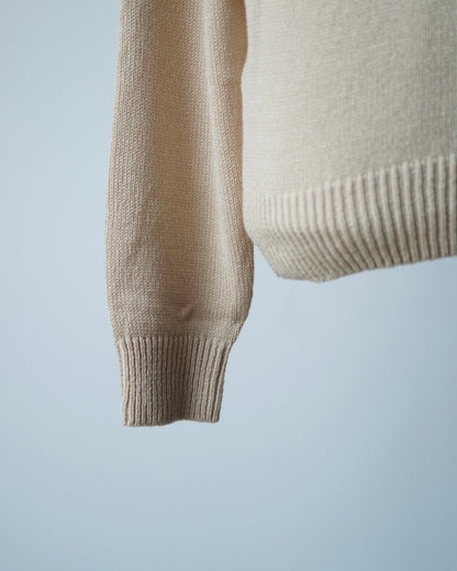 LIGHT CASHMERE KNIT V-NECK P/O