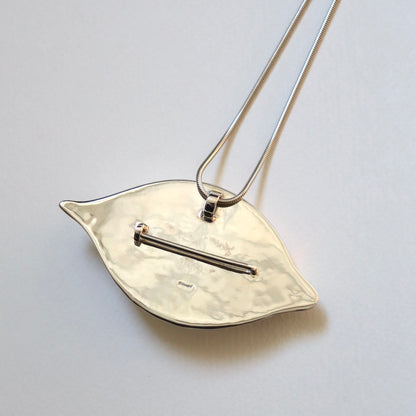 R.ALAGAN / EYE BROOCH NECKLACE