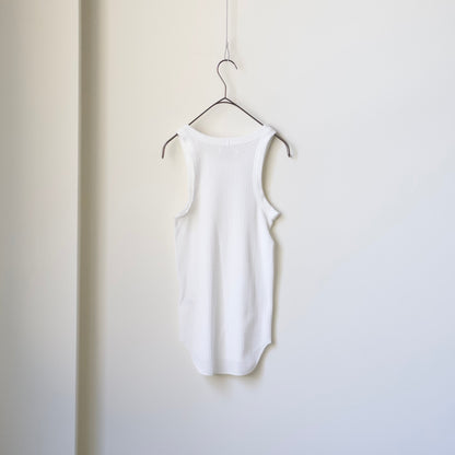 FUMIKA_UCHIDA / NEEDLE DRAWING TANK TOP