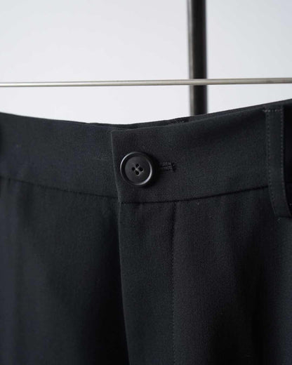 DOUBLE PLEATED WIDE PANTS