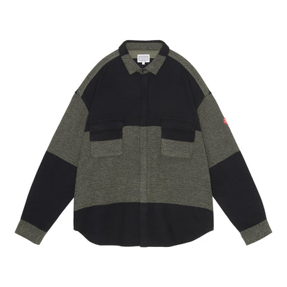 STRIPE FLANNEL BIG SHIRT