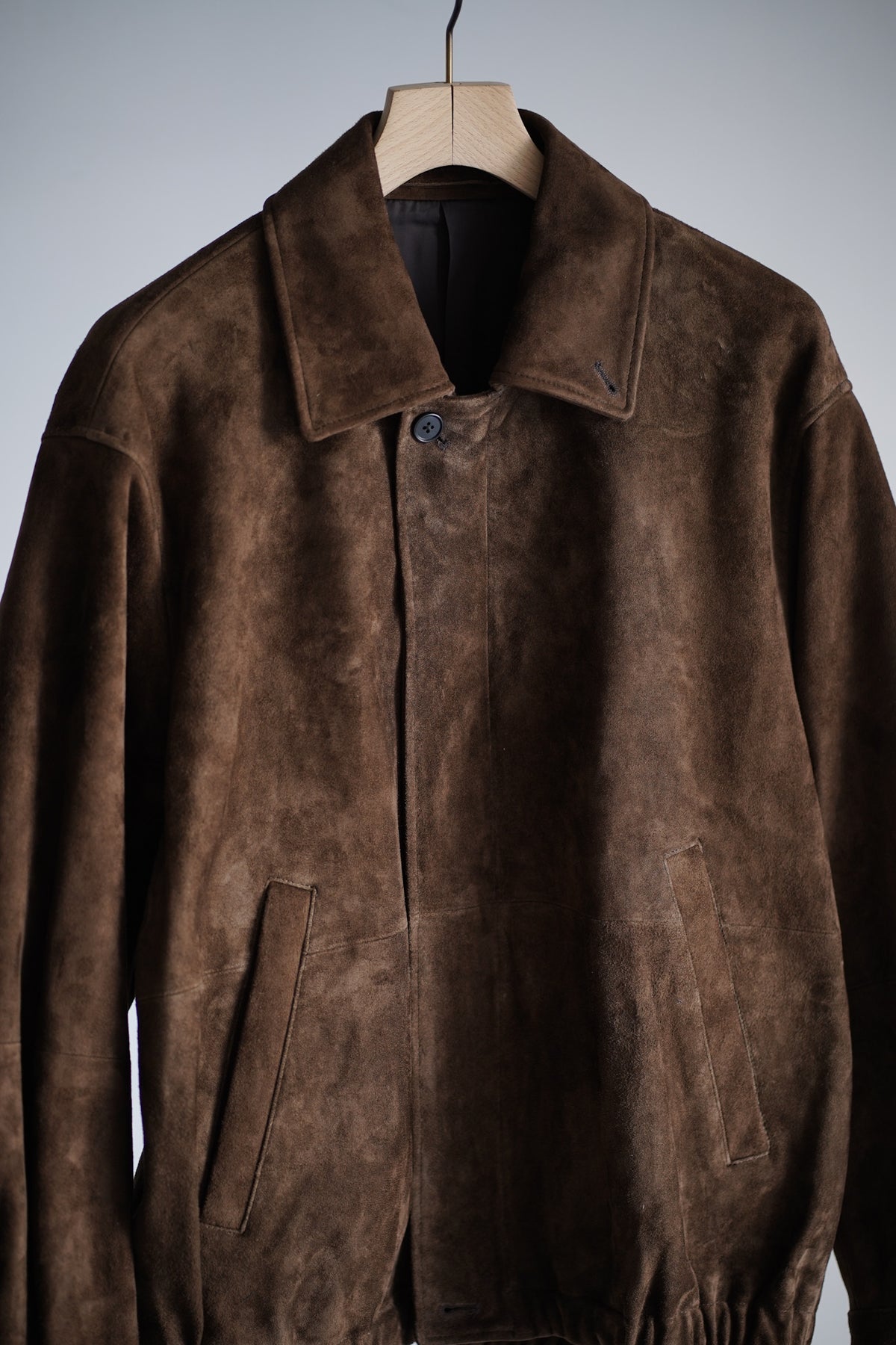 GOAT SUEDE ZIP JACKET