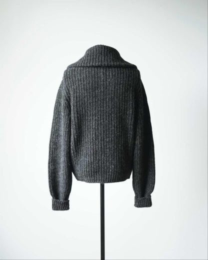 ZIPPED CARDIGAN