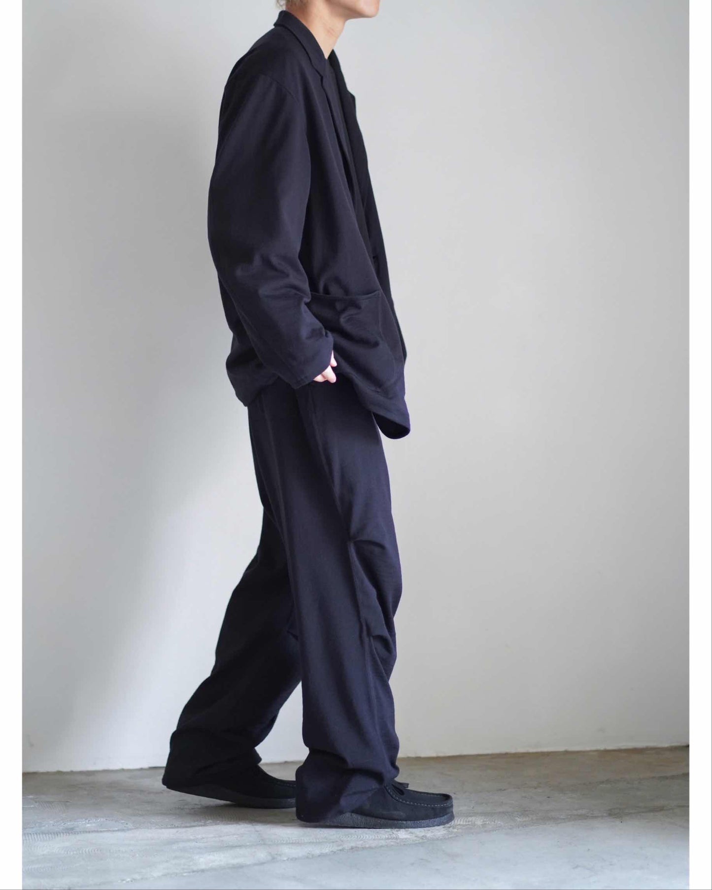 ウールニット ジャケット