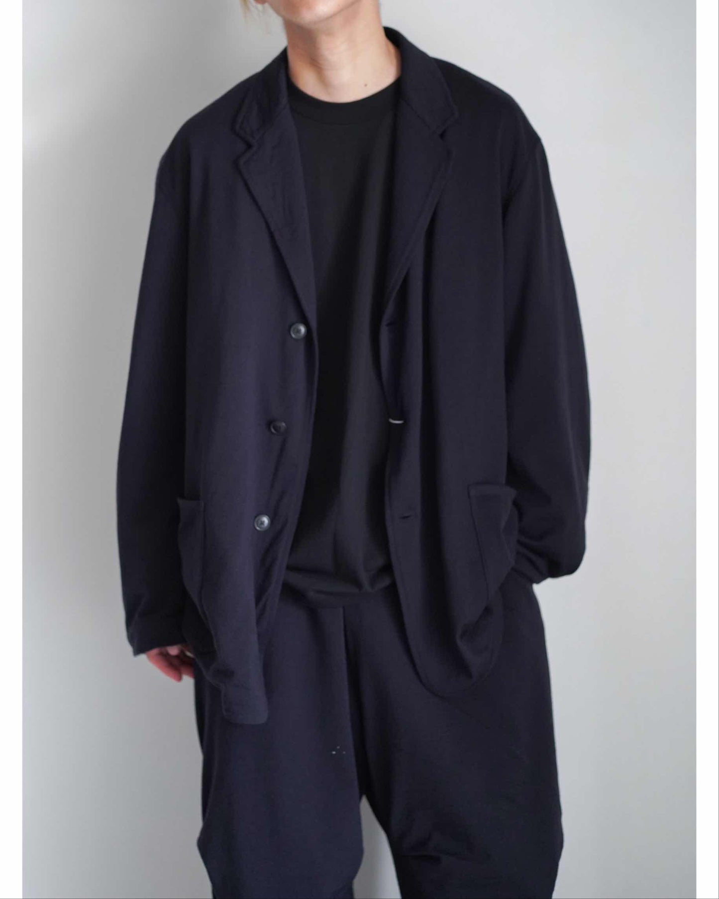 ウールニット ジャケット