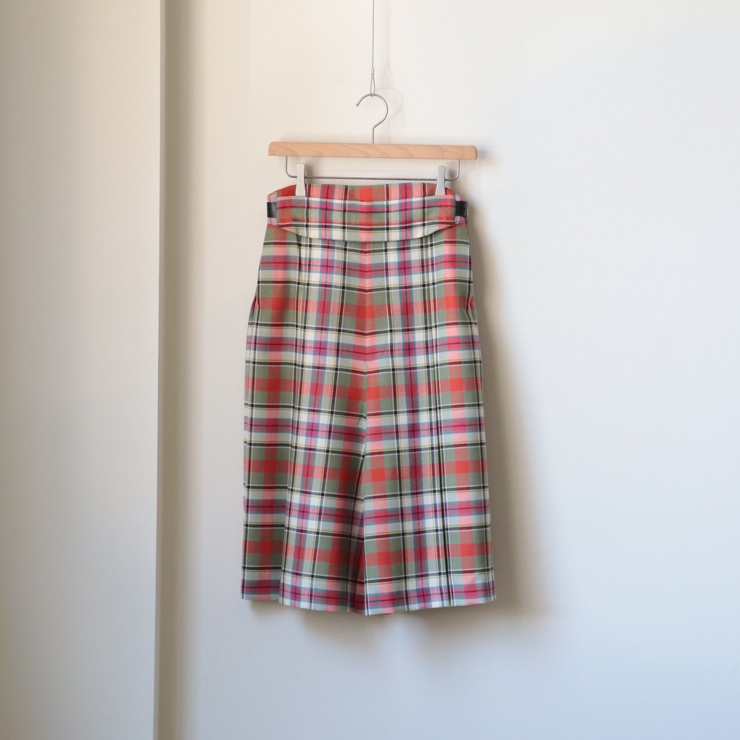 TARTAN PLAID BELTED PAINTACOURT