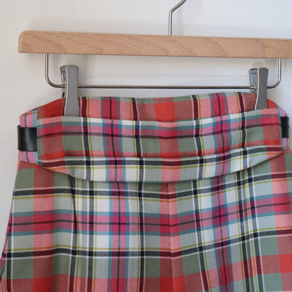 TARTAN PLAID BELTED PAINTACOURT