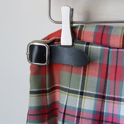 TARTAN PLAID BELTED PAINTACOURT