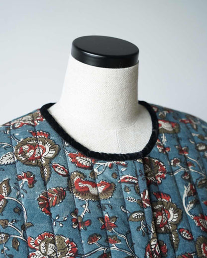 BLOCK PRINT QUILTED JACKET