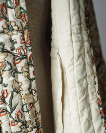 BLOCK PRINT QUILTED JACKET