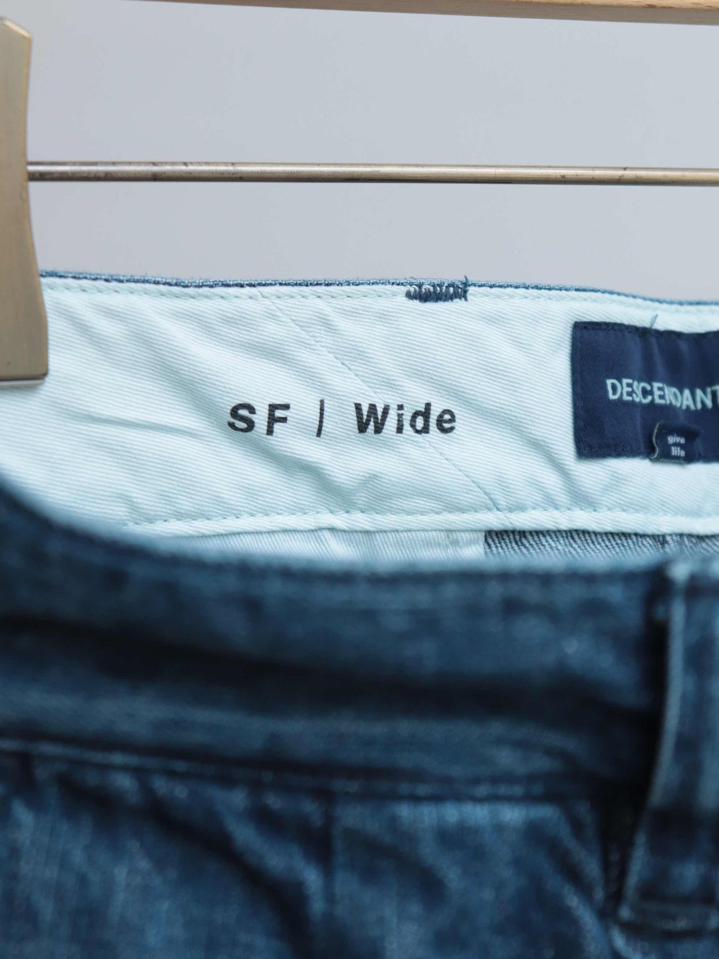 SF DENIM WIDE TROUSERS