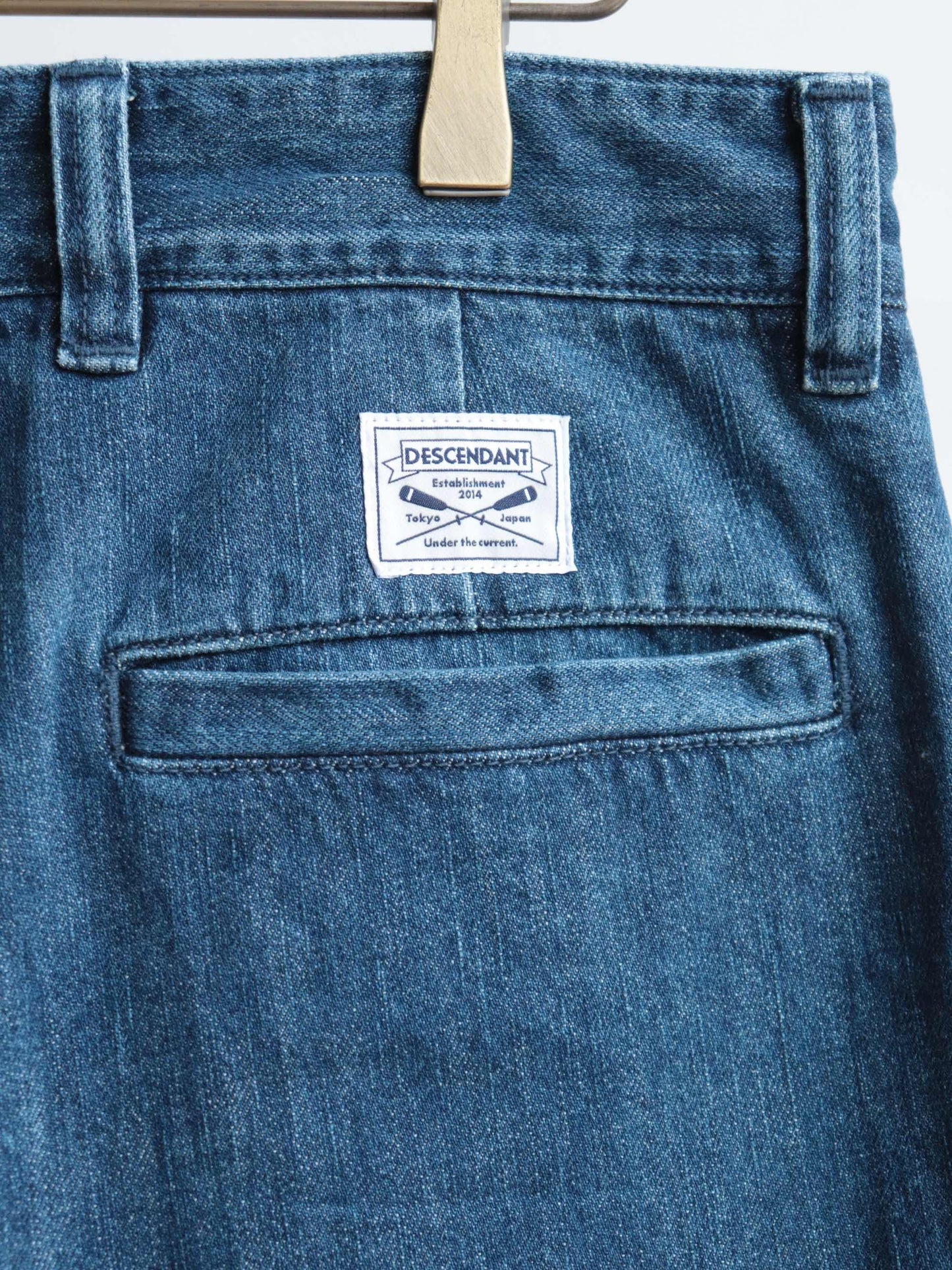 SF DENIM WIDE TROUSERS