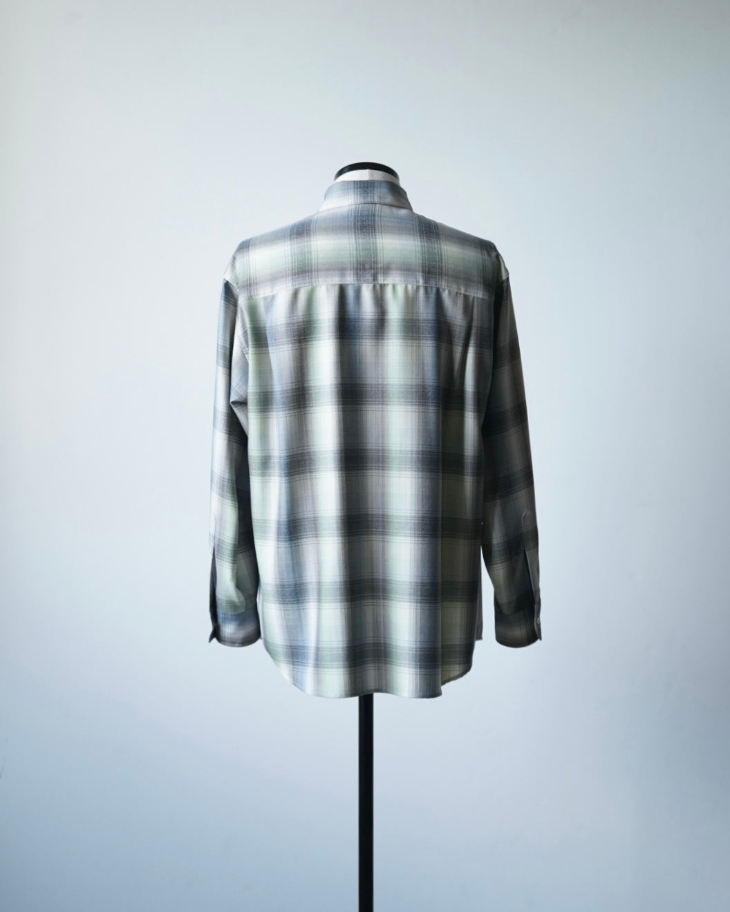 SUPER LIGHT WOOL CHECK SHIRT