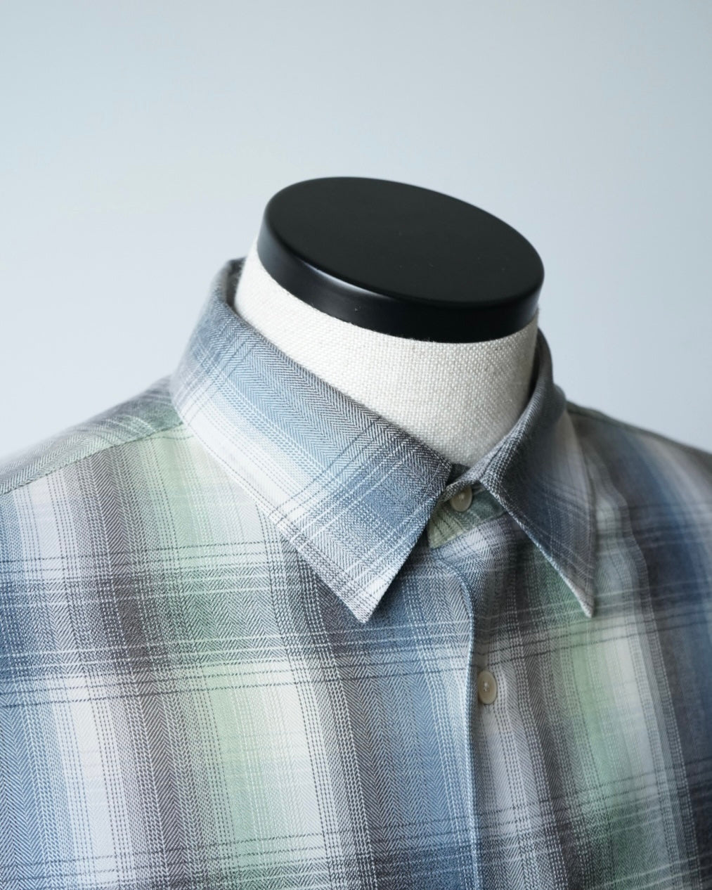 SUPER LIGHT WOOL CHECK SHIRT