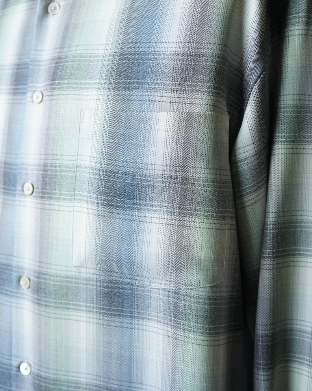 SUPER LIGHT WOOL CHECK SHIRT