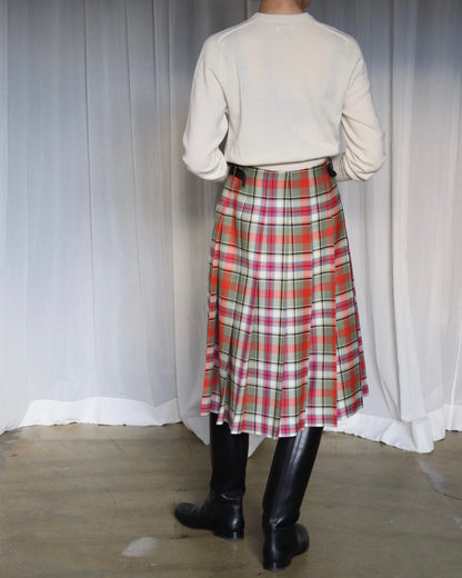 TARTAN PLAID BELTED PAINTACOURT