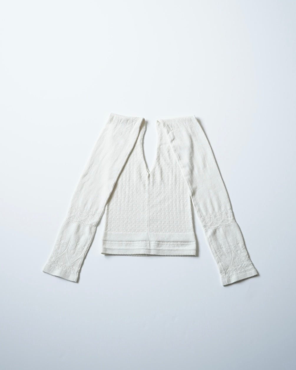 SILK LACE KNITTED TIGHTS TOP