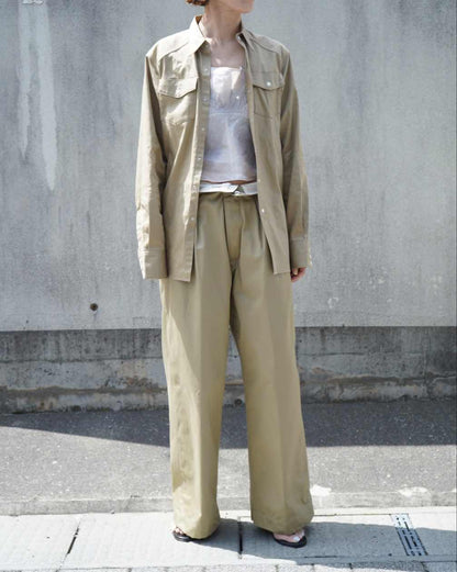 TWILL LONG SLEEVE SHIRT