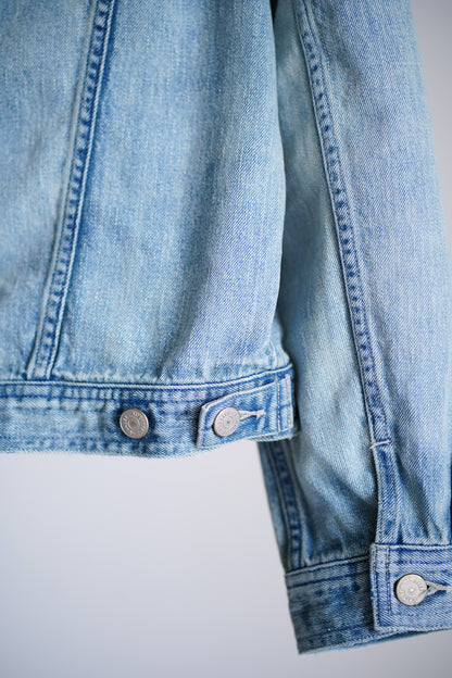 FADED SELVEDGE LIGHT DENIM BLOUSON